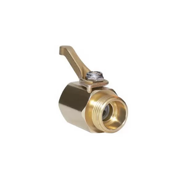 3/4" Hose Threaded Brass High Flow Control Valve | UNDCV075H