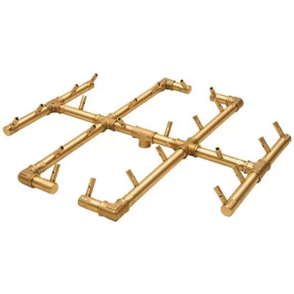 Warming Trends Burner System, 21.5" x 21.5" 290000 Btu Brass CFB290 Series | CFB290NGALPL36C