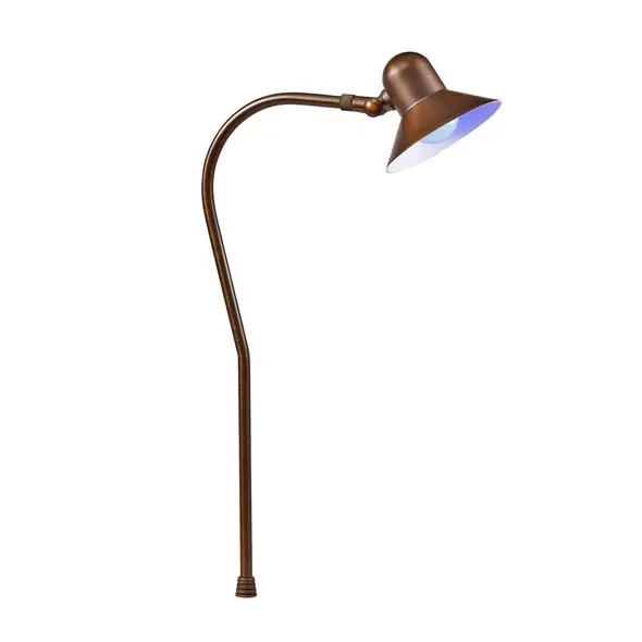 Alliance Outdoor Lighting Path Light, Bluetooth LED Brass With Frosted lens | PL100-BT