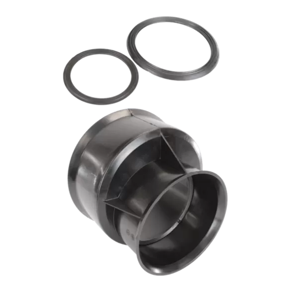 Reducing Coupler, 8" x 6" Bell x Bell HDPE Water Tight Adapter | 816WT