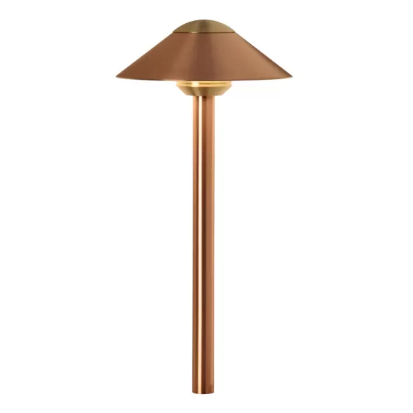 CA Series 18" Riser Copper Finish (No-Lamp) Path Light | FXLCANL18RCU