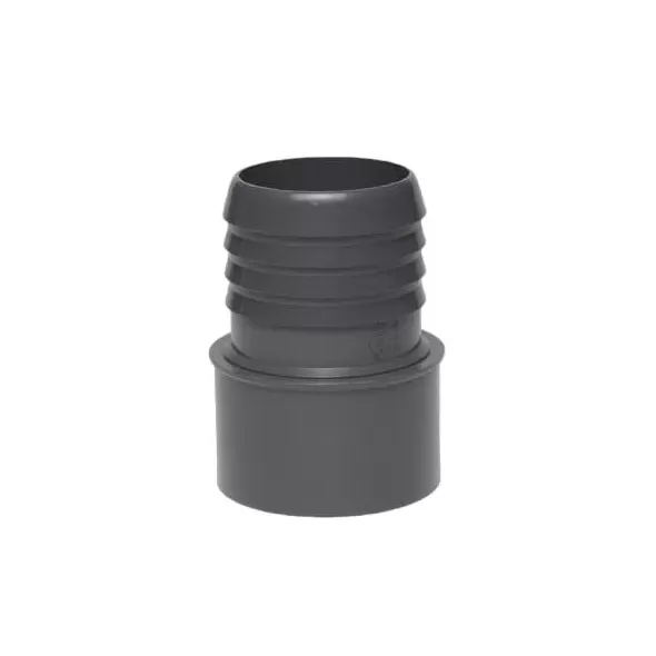 Poly Adapter, 1-1/2" x 1-1/4" Spigot x Barb 460-212 | 1432-212
