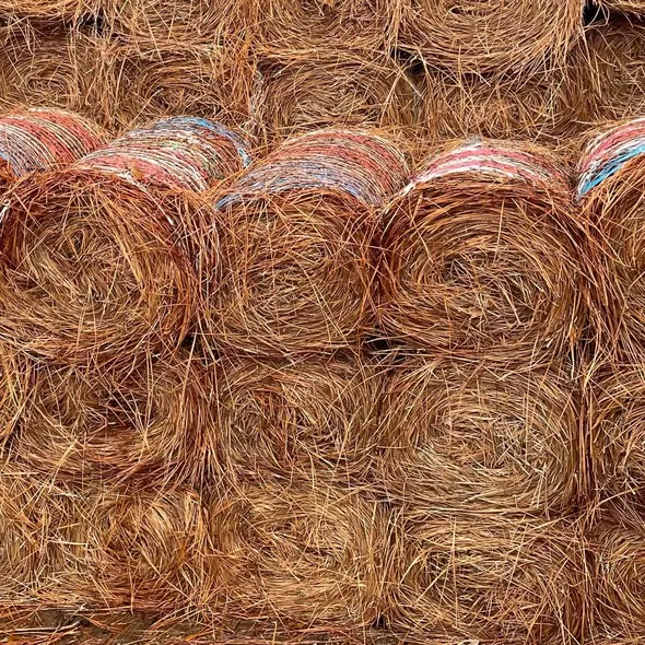 Long Leaf Round Bale Pine Straw | Mulpstrawlrdncmd