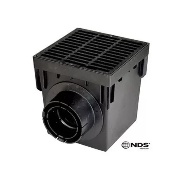 9" W/Black Grate Catch Basin Kit |  900BLKIT