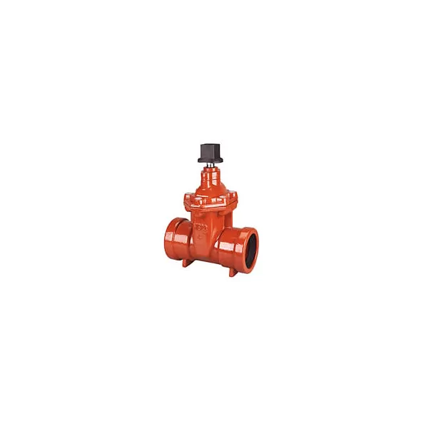 2-1/2" Push-On Fusion-Bonded Epoxy Coated Lead-Free Cast Iron 250 psi P-619-RW Series Resilient Wedge Gate Valve | NIBP619RW025