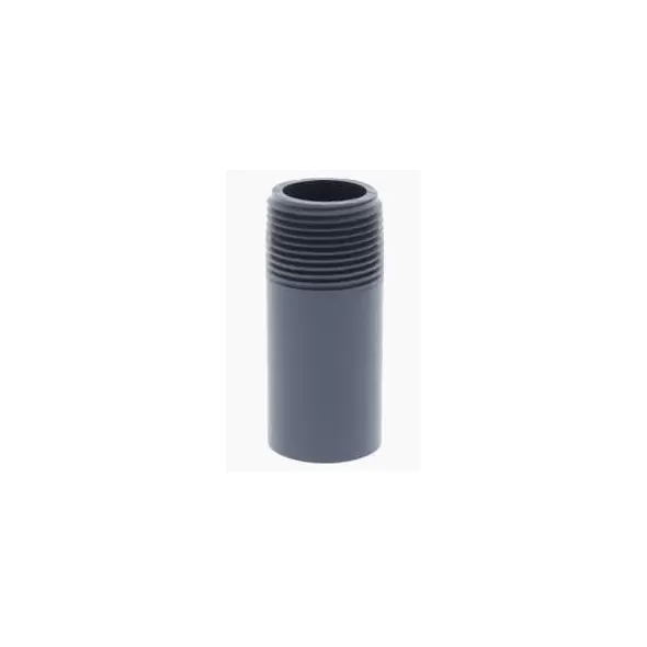 Sch 80 PVC Nipple 1" x 2" Short Toe | 110020