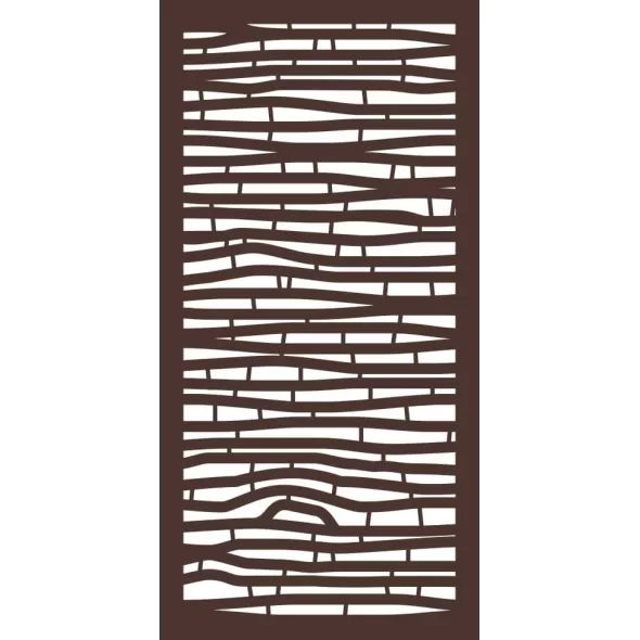 Alert Distributing Bungalow Modular Hardwood Composite Decorative Fence Panel 5/16" x 24" x 48" | OUTUSADSBG1