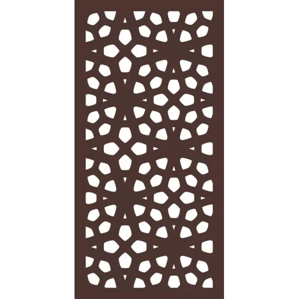 Alert Distributing Marakesh Medular Hardwood Composite Decorative Fence Panel 5/16" x 24" x 48" | OUTUSADSMK1