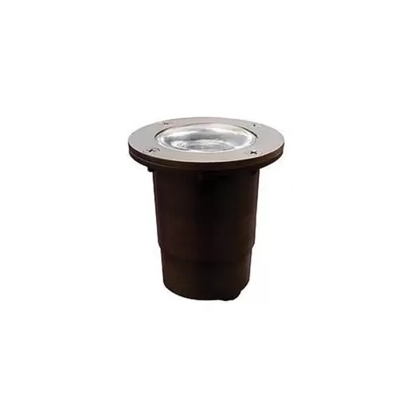 Alliance Lighting In-Ground Light, Ceramic Bi-Pin MR-16 LED Aged Brass 250/310/400 Lumens | AOLGL150BT