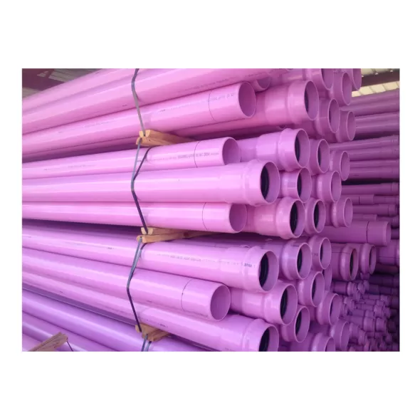 1/2" x 20' Class 315 Purple Bell End PVC Pipe | 323001