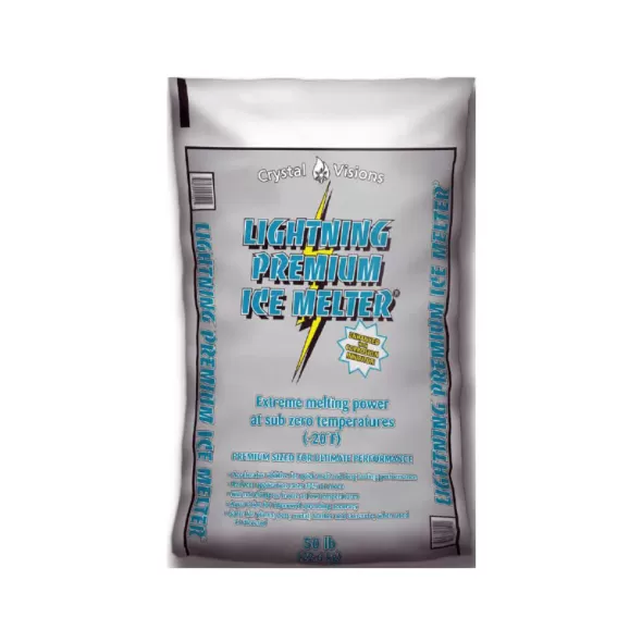 Lightning Premium Ice Melter ​ (-20 DegreesF), 25 lb Bag Ice Melt | CRYLIGHTINGPRM25
