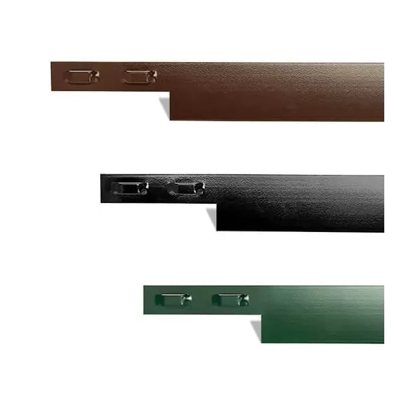 10' x 4" Galvanized Steel Brown Commercial Grade with 4-Pin Landscape Edging | EDG14410BR