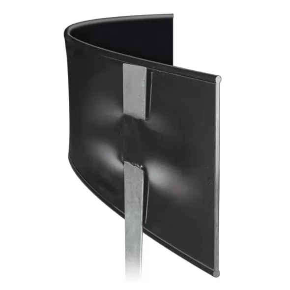 100' L Black Rigid PVC Landscape Edging | EDGSERL100S