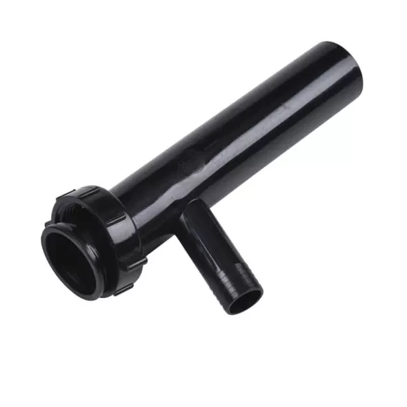 1-1/2" Flanged White Polypropylene Hi-Line Branch Tailpiece | DERPP9819