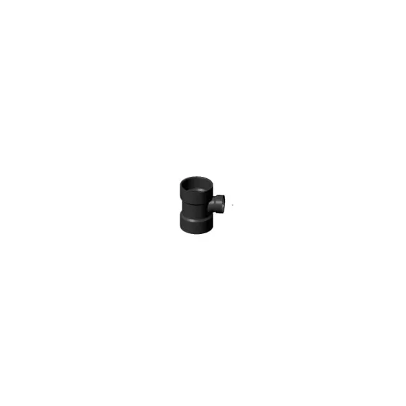 4" x 4" x 3" Hub ABS Reducing Sanitary Tee | DWAST422