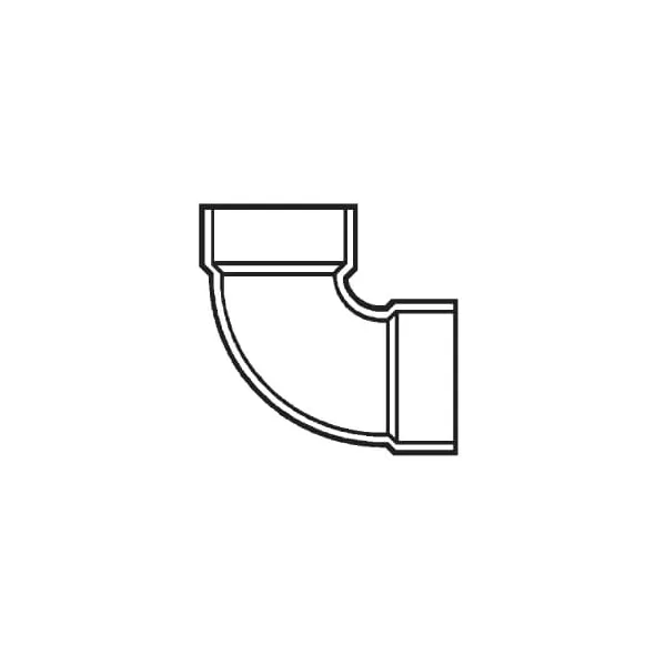 PVC Elbow 8 in. Hub 1/4 Bend | D300080
