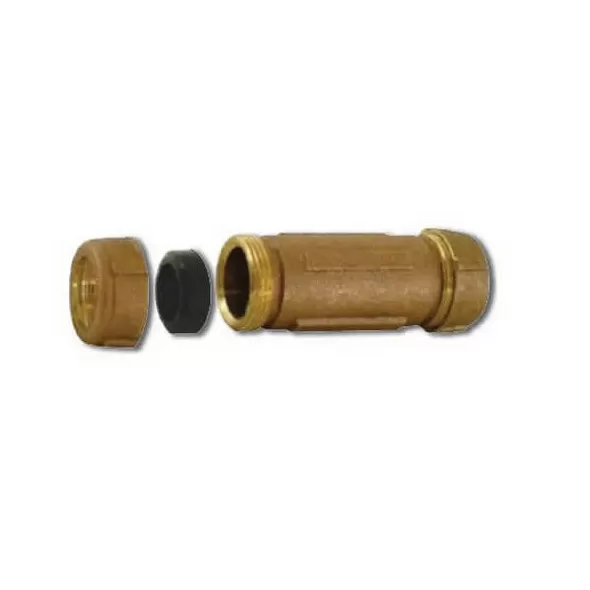 3/4" IPS x 1" CTS Lead-Free Brass Long Pattern Compression Coupling | EZE20545LF