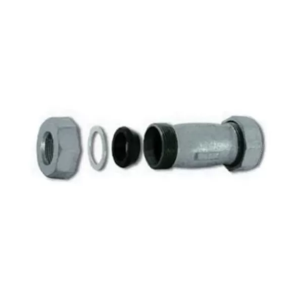 3/4" IPS Galvanized Iron Long Pattern Compression Coupling | EZE20564