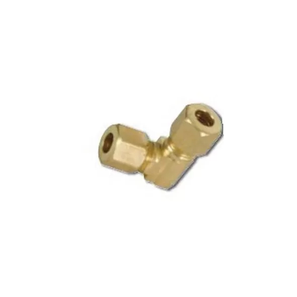 3/8" Compression Brass Lead-Free Elbow | EZE65405LF