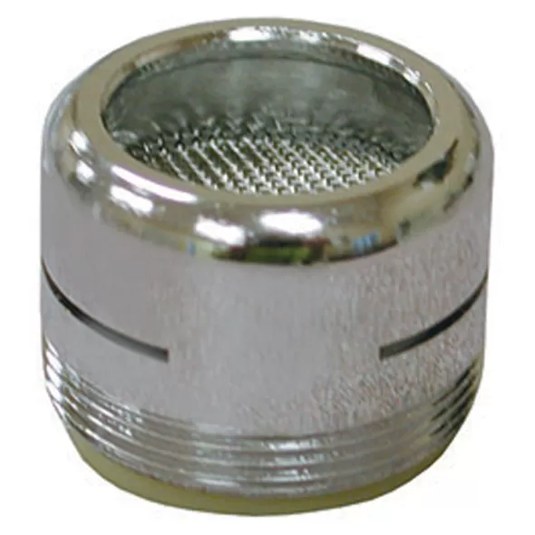 15/16" x 55/64" Male Threaded x Female Threaded Chrome Brass Slotted Full Flow Aerator | JSCA01003