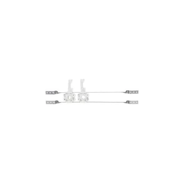 2.271" x 2.147" Galvanized Steel 525-PB Series with 2 Plastic Bend Supports For 16" Stud Bays Twisted Bracket | SIO525162PB