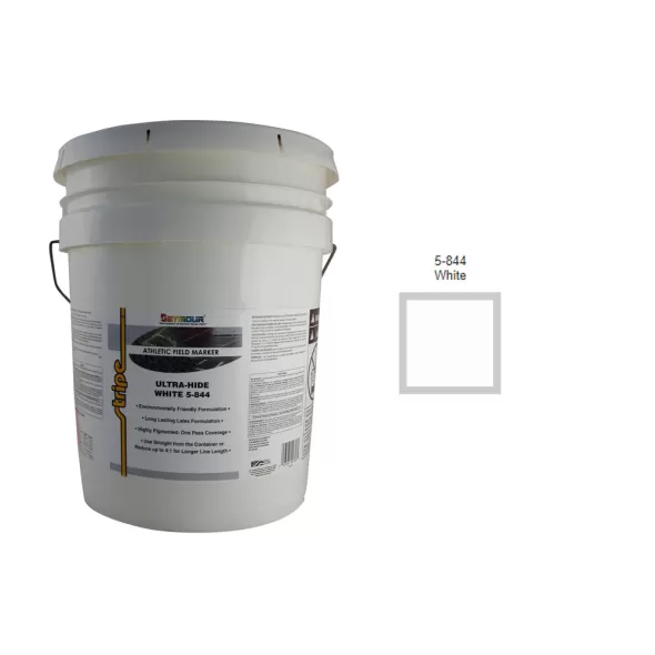 Marking Paint, 5 gal White Stripe Athletic Field Bulk | 5-844