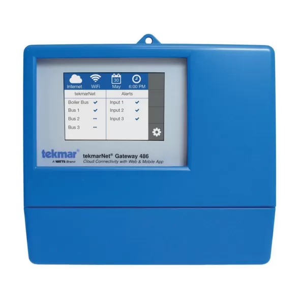 7-9/16" x 2-13/16" x 6-5/8" PVC For TekmarNet4 Timer 033 TekmarNet4 Setpoint Control 161 162 Boiler Control Gateway | TEK486