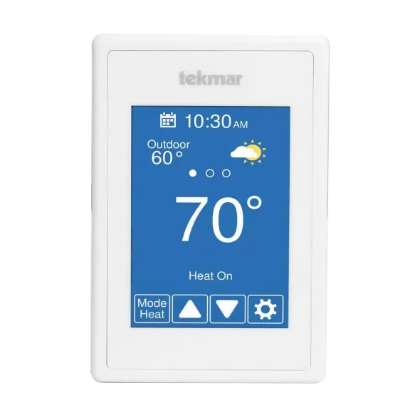 3" x 15/16" x 4-5/8" PVC For TekmarNet Wiring Center or Zone Manager for Power and Communication Wi-Fi Thermostat | TEK563