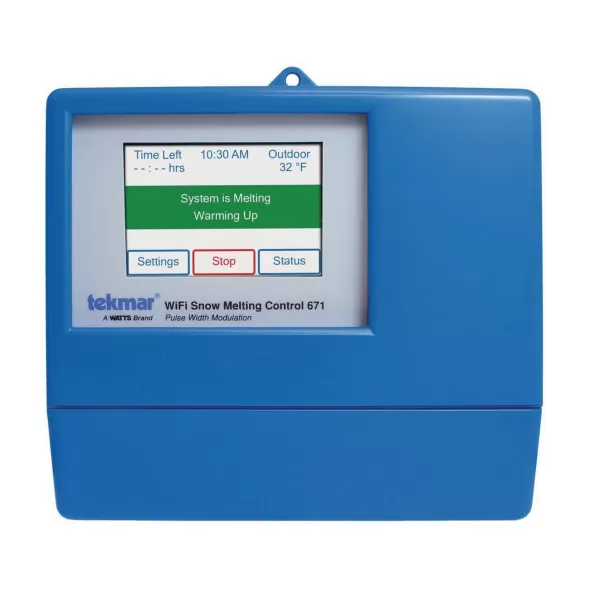 7-9/16" x 2-13/16" x 6-5/8" PVC Wi-Fi Snow Melting Control | TEK671