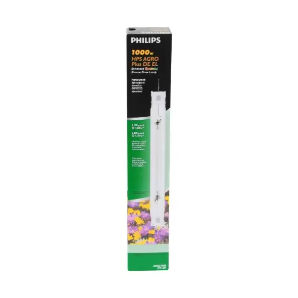 Philips 1000 Watt HPS AGRO Plus DE EL (12/Cs)