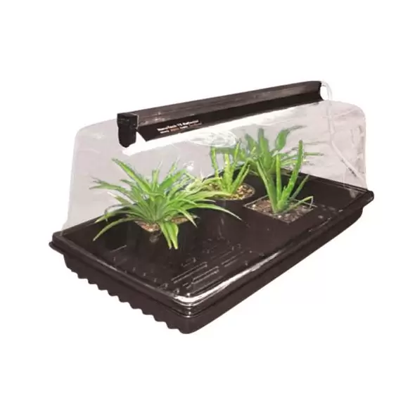Super Sprouter Ultra Clear Vented Humidity Dome 7 in w/ Light Tracks (35/Cs)