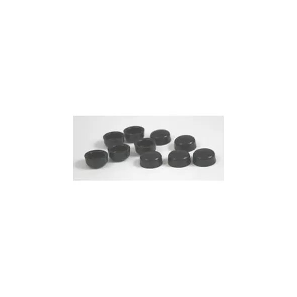 3/8" Polypropylene Black Paintable Hex Cap | AHC38B
