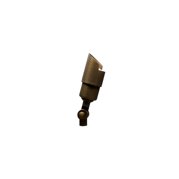 Alliance Lighting Bullet Light, MR-16 LED Aged/Solid Brass No Lamp 18" | AOLBL100
