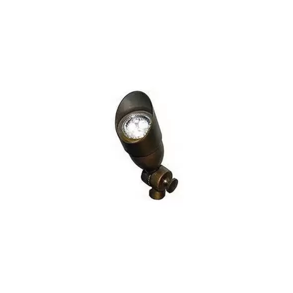 Alliance Lighting Bullet Light, 4W MR-16 LED Aged/Solid Brass | AOLBL200LED4WNS