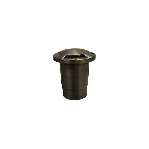 Alliance Outdoor Lighting Well Light, 2W to 5W 2700K/3000K/4000K Integrated Bluetooth-Controlled LED Aged Brass GL190 Series In-Ground | AOLGL190BT