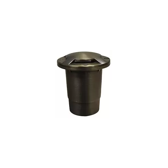 Alliance Outdoor Lighting In-Ground Well Light, 35W Ceramic Bi-Pin MR-16 Halogen Aged Brass 360 Deg Output | GL190