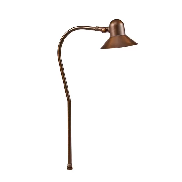 Alliance Outdoor Lighting Path Light, 3W Ceramic Bi-Pin LED Aged Brass PL Series | AOLPL100