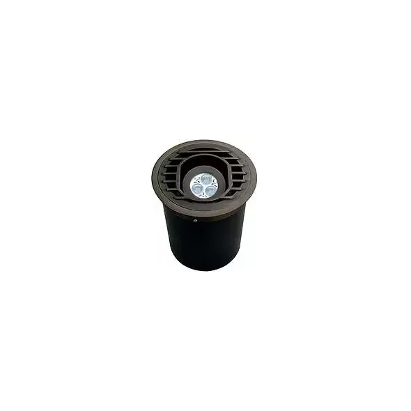 Alliance Outdoor Lighting In-Ground Well Light, 4W Ceramic Bi-Pin MR-16 LED Aged Brass ABS WL300 Series | AOLWL300LED4W