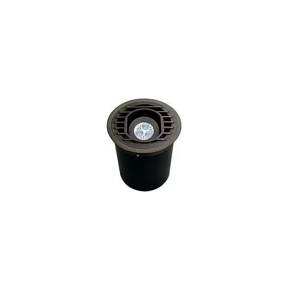 Alliance Outdoor Lighting In-Ground Well Light, 6W Ceramic Bi-Pin MR-16 LED Aged Brass ABS WL300 Series | AOLWL300LED6W