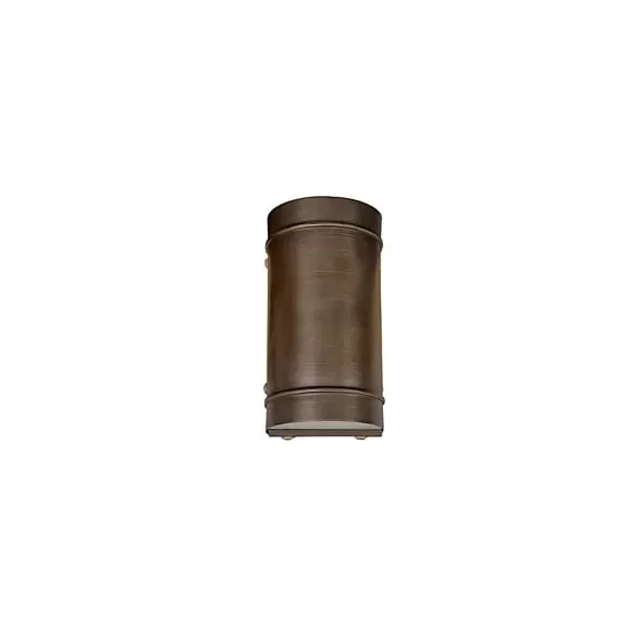 Alliance Outdoor Lighting Wall Sconce, Ceramic Bi-Pin X-20 Halogen Aged Brass No Lamp | AOLWS100