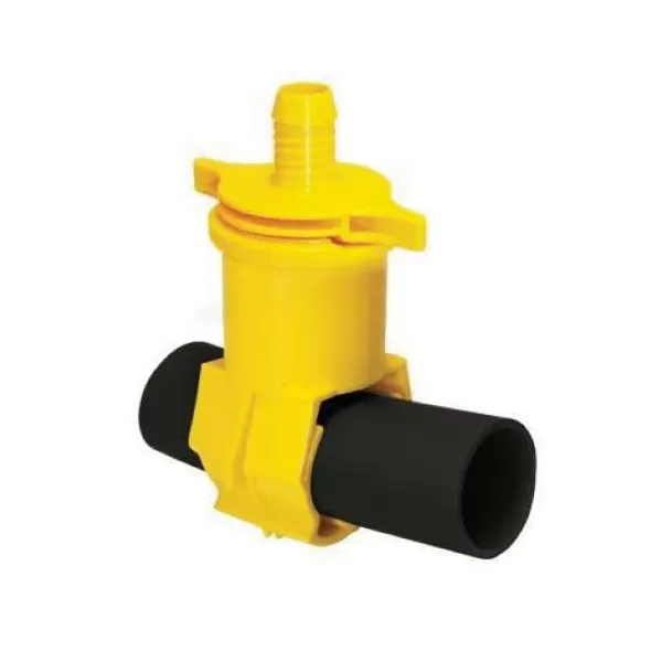 ABS Saddle 1 in. Swing Pipe Barb Yellow | BS7500