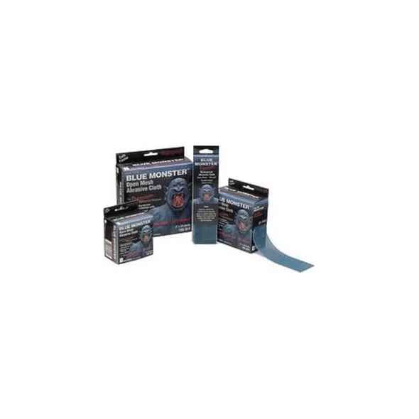 2" x 10 yd 165 Grit Blue Abrasive Open Mesh | BMR70154