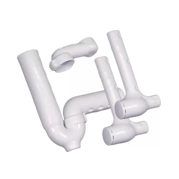 White Vinyl For All 1-1/4" or 1-1/2" Cast Brass or Tubular P-Trap 100/103-EZ Series Undersink Piping Cover | IPS103EZ