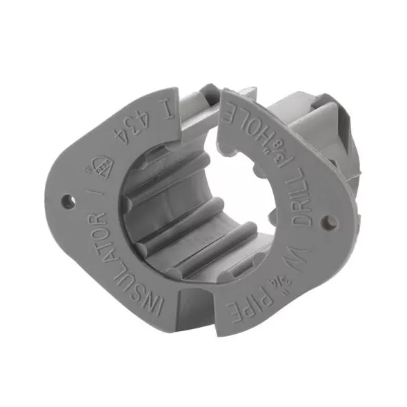 3/4" Gray Long Pattern Pipe Insulator | IPS82968