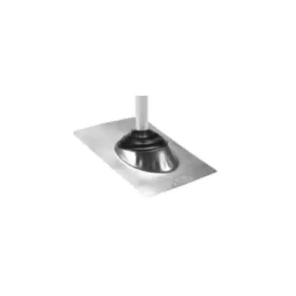 3 to 4" 16" x 12" Galvanized Steel For 3 or 4" Vent Pipe GB 34 Series Adjustable 3-N-1 Roof Flashing | IPSBG34