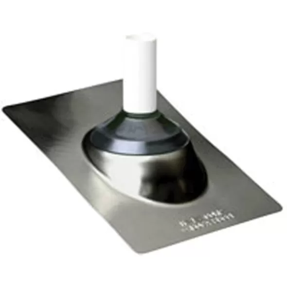 3" 14-1/2" x 10-3/4" x 2" Galvanized Steel For 3" Vent Pipe GB 3 Series Standard Roof Flashing | IPSGB3