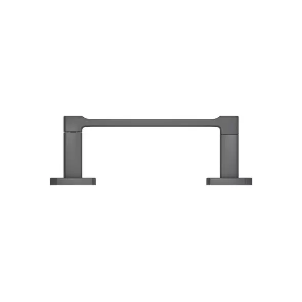 9-1/16" Matte Black Metal Deckard Series Paper Holder | PPFBPHDA1B