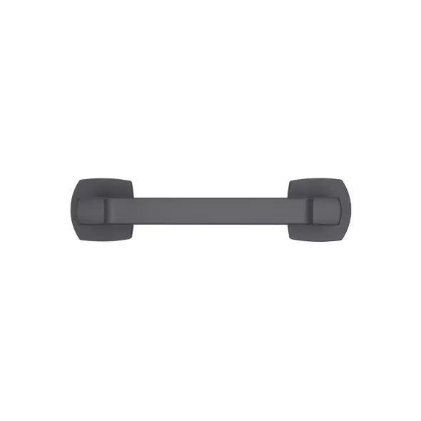 9-1/16" Matte Black Metal Deckard Series Paper Holder | PPFBPHDA1B