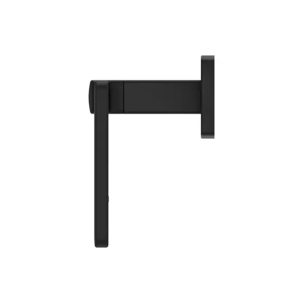 7" x 4-23/32" Matte Black Metal Deckard Series Towel Ring | PPFBRBDA1B