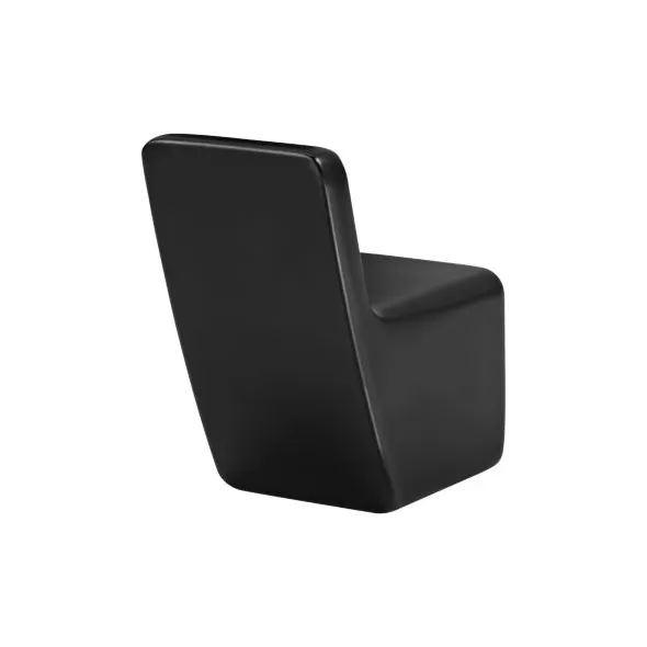 1-9/16" x 2-13/16" Matte Black Metal Kenzo Series Lavatory Robe Hook | PPFBRHDF1B